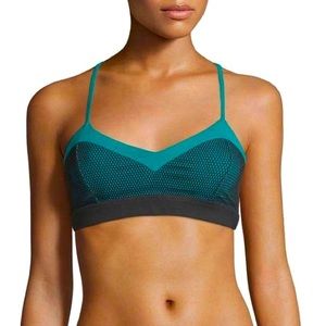 Alo Yoga Petal Bra in deep teal